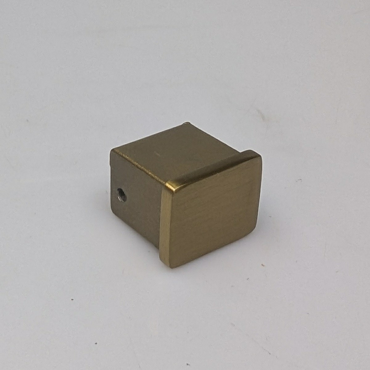 Eh end cap square brushed gold 